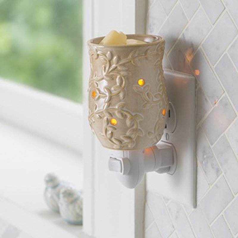 [] VIVAWANG melting wax fragrance Wall - (Blanc). Home design, safety fragrance atmosphere, soft decorations, office aromatherapy. - Candles & Candle Holders - Other Materials White