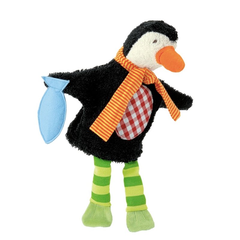 German Käthe Kruse Penguin Puppets - Kids' Toys - Cotton & Hemp Multicolor
