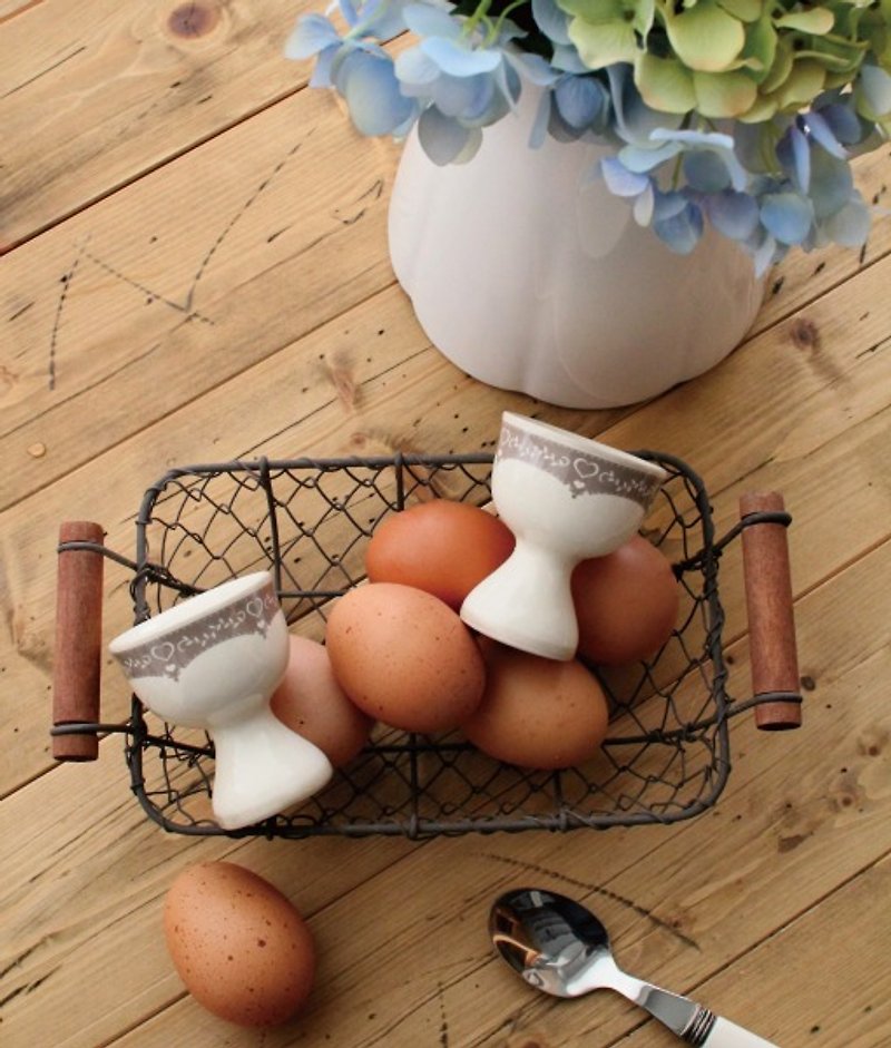 フランスefyaアンナ卵カップ - 花瓶・植木鉢 - その他の素材 