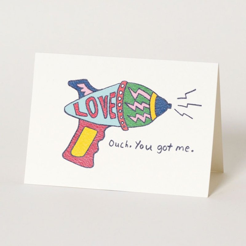Love Gun Card - Cards & Postcards - Paper Multicolor