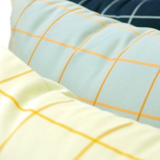 Large high-style plaid pillow (Green)