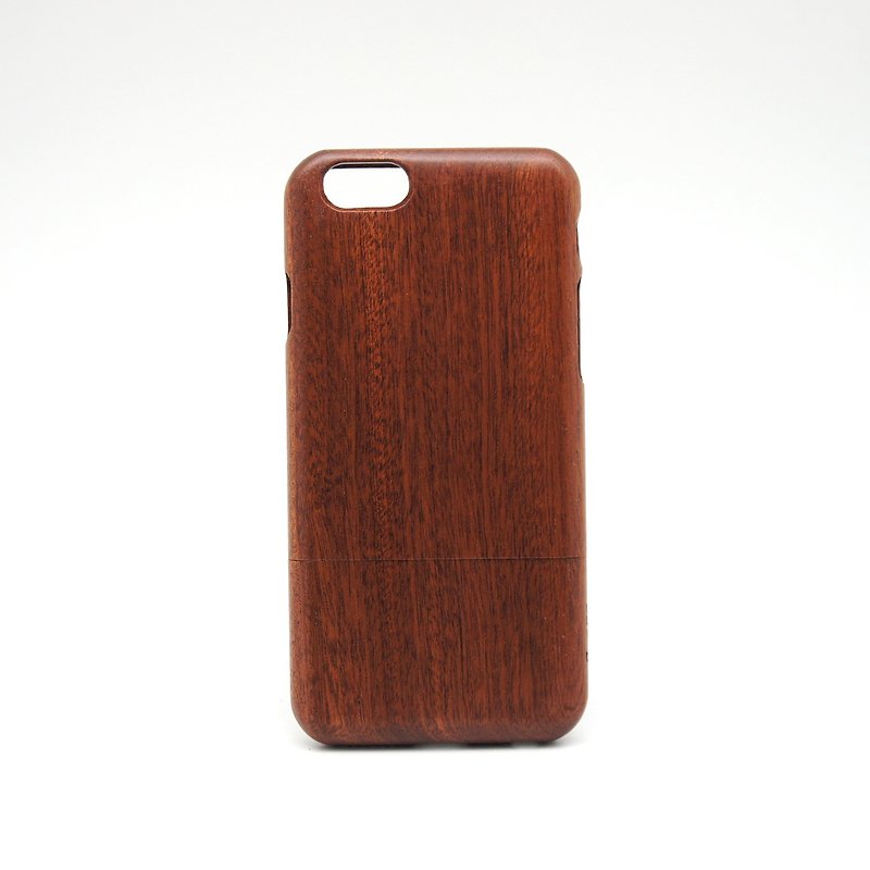 BLR iPhone6/6Plus wood case [ Dark Walnut ] - เคส/ซองมือถือ - ไม้ สีนำ้ตาล