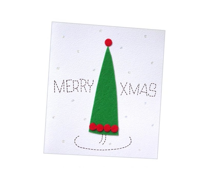 Handmade Cards _ Christmas Smile Series E ... Christmas Card, Christmas - Cards & Postcards - Paper Green