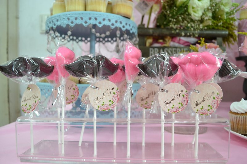 [Best man gift - beard chocolate lollipop] creative wedding small thing second approach gift gift with hand ceremony marriage - ช็อกโกแลต - อาหารสด 