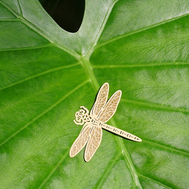 Mai Mai Zoo-Mac Hookfly Paper Carving Bookmark | Cute Animal Healing Small Things Stationery Gifts - Bookmarks - Paper Khaki