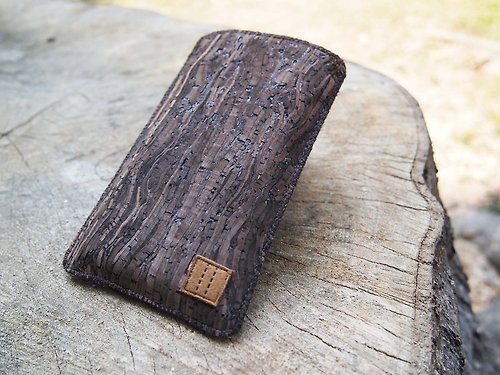Paralife 環保材料手造館 Paralife 量身訂製 木紋軟木 手作手機套 可另加刺繡個性化名字 iPhone 7 6 plus Galaxy S6 6 edge Sony Z4