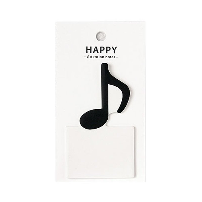 Japan【LABCLIP】Attention notes-HAPPY/FNAT01-HP - กระดาษโน้ต - กระดาษ ขาว