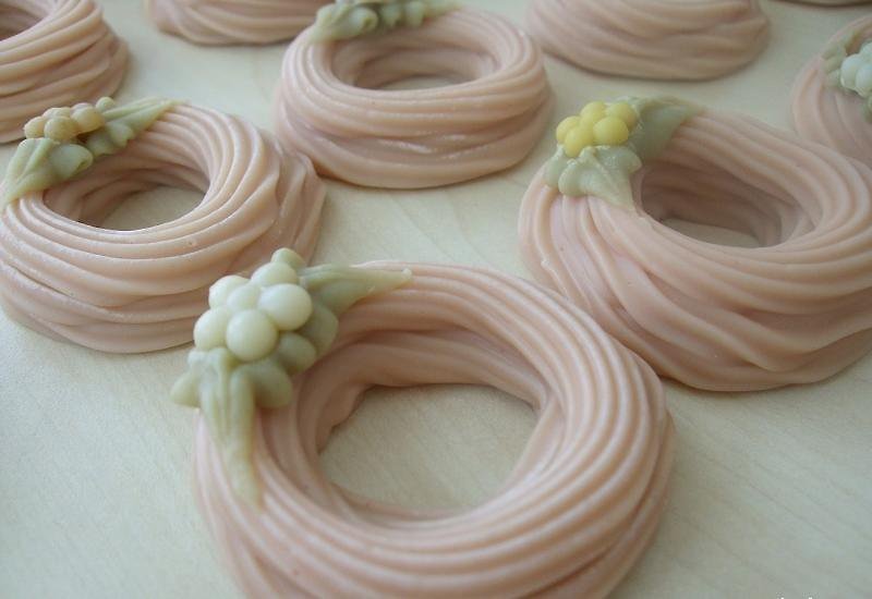 Wedding circle circle - wedding small things (30 pieces) / travel small soap handmade soap soap soap - Soap - Plants & Flowers Pink
