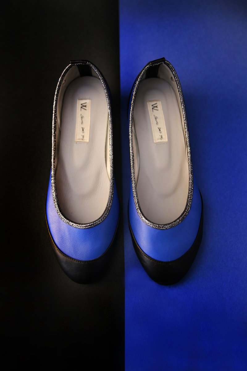Spy Sensation (sapphire) WL microtip last Flats -Flash Blue Flat - Women's Casual Shoes - Other Materials Blue