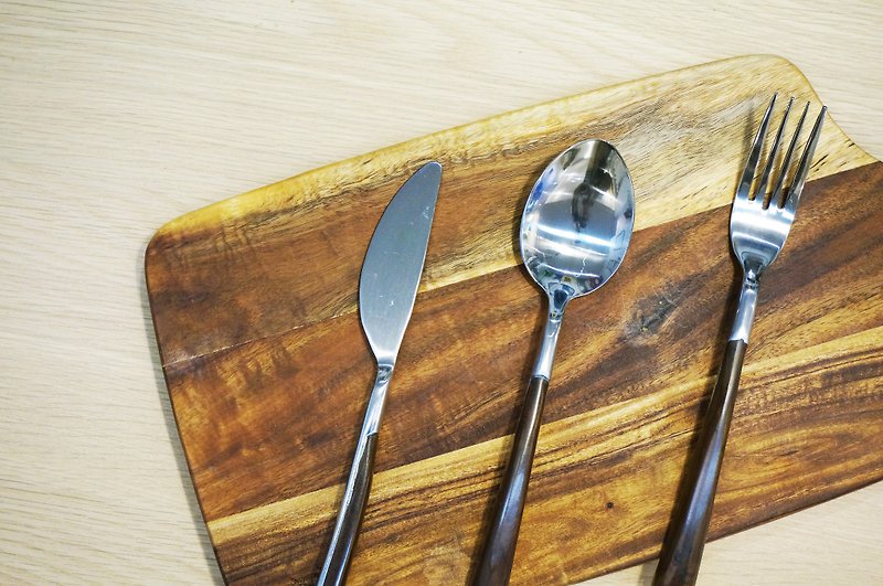 DULTON 實木餐具刀叉組 - 餐具/刀叉湯匙 - 其他金屬 