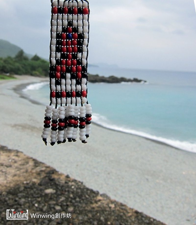 琉璃珠創作-紅色小魚吊飾 - 吊飾 - 其他材質 