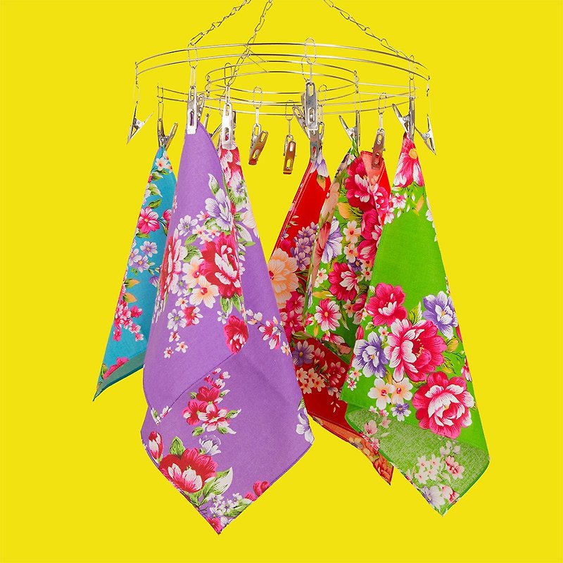 Handkerchief - Handkerchiefs & Pocket Squares - Cotton & Hemp Multicolor