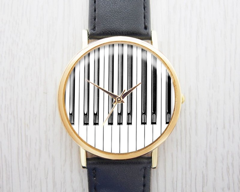 Pianist-Ladies' Watches/Men's Watches/Unisex Watches/Accessories【Special U Design】 - นาฬิกาผู้หญิง - วัสดุอื่นๆ สีดำ