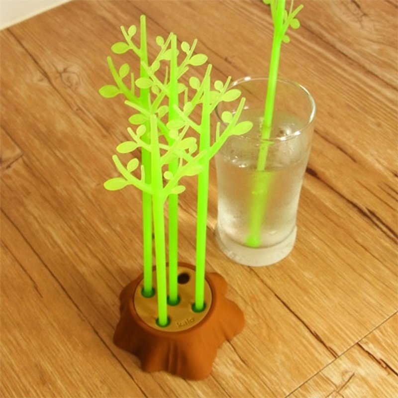 Kalo卡樂創意 森林小樹攪拌棒(5支/組)交換禮物 聖誕 - 其他 - 塑膠 綠色