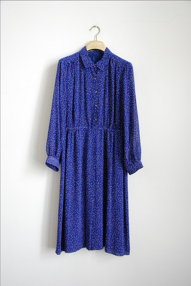 Sky blue vintage dress - One Piece Dresses - Other Materials 