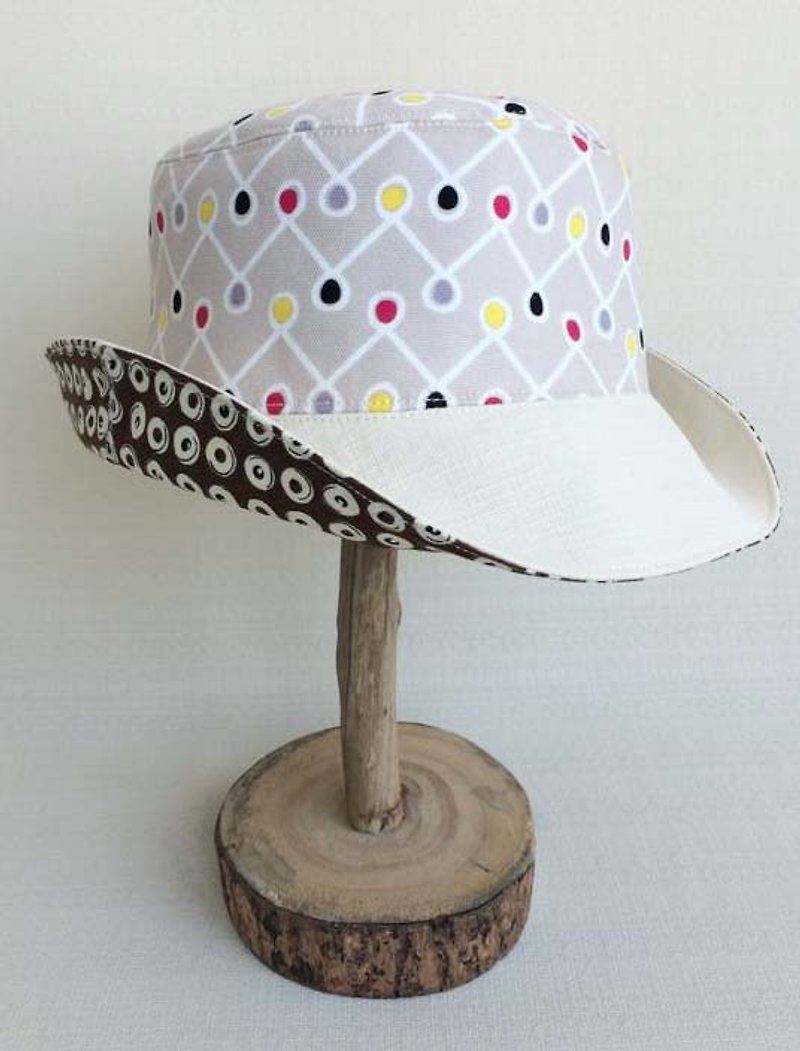 Va Beanie handmade series point line jump-sided hat - ผ้ากันเปื้อน - วัสดุอื่นๆ หลากหลายสี