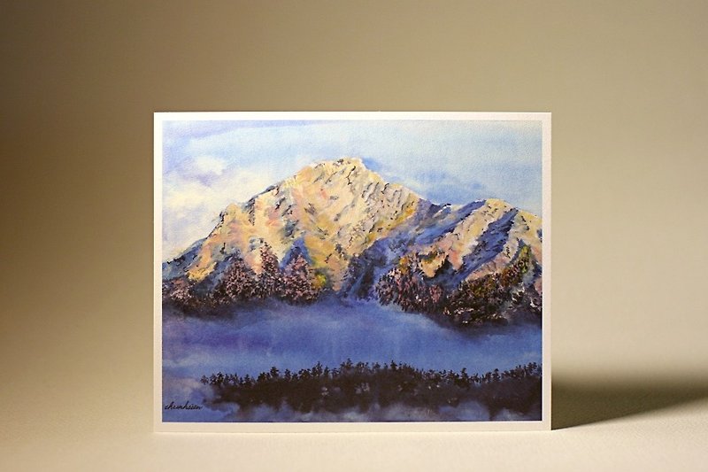 Chilai Mountain/Taiwan Beauty Hand-painted Postcard Mr.Yo Illustration - Cards & Postcards - Paper 