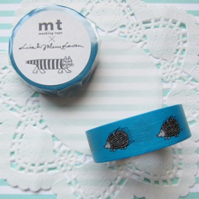mt and paper tape mt x Lisa Larson [IGGY the Hedgehog (MTLISA04)] - มาสกิ้งเทป - กระดาษ สีน้ำเงิน