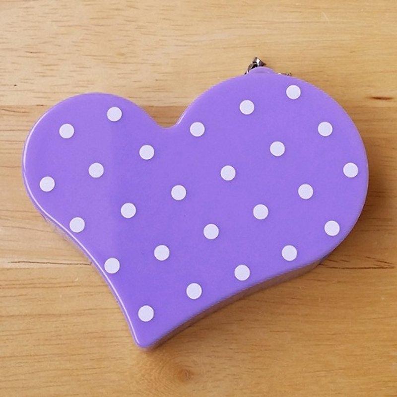 NICHIBAN Water Jade Love Heart Tape Table Charm [Lavender (TC-15HLD)] - Other - Plastic Purple