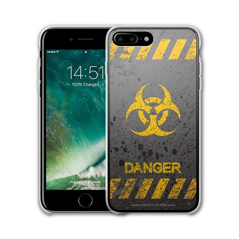 iPhone 6/7/8 Plus 原創保護殼 - 輻射 PSIP-202 - 手機殼/手機套 - 塑膠 灰色