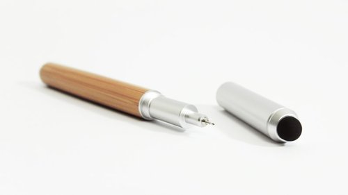 Stationery Gifts for the School Season-ECO Bamboo Series Writing Touch Dual-purpose Gel Pen Set