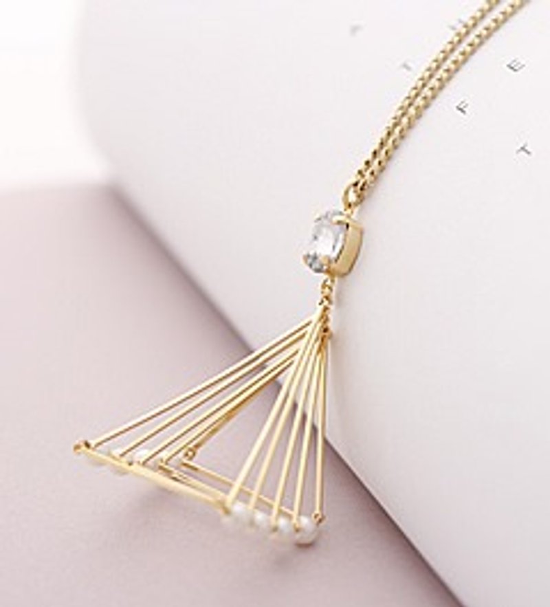 Autumn and winter new Urbano long chain / JC2108 - Necklaces - Other Metals Gold
