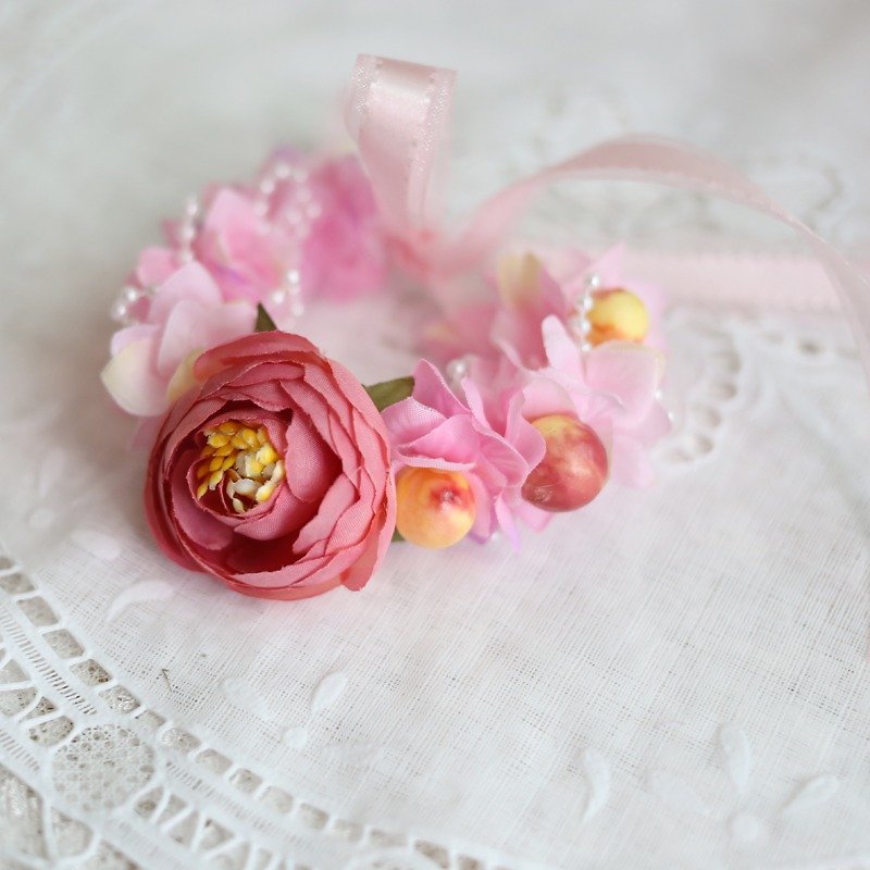 Wreaths Manor*Handmade jewelry bouquet*wedding small objects*bridal bouquets*sweet wreath kit - Pre ~~ H3 - เครื่องประดับผม - วัสดุอื่นๆ 