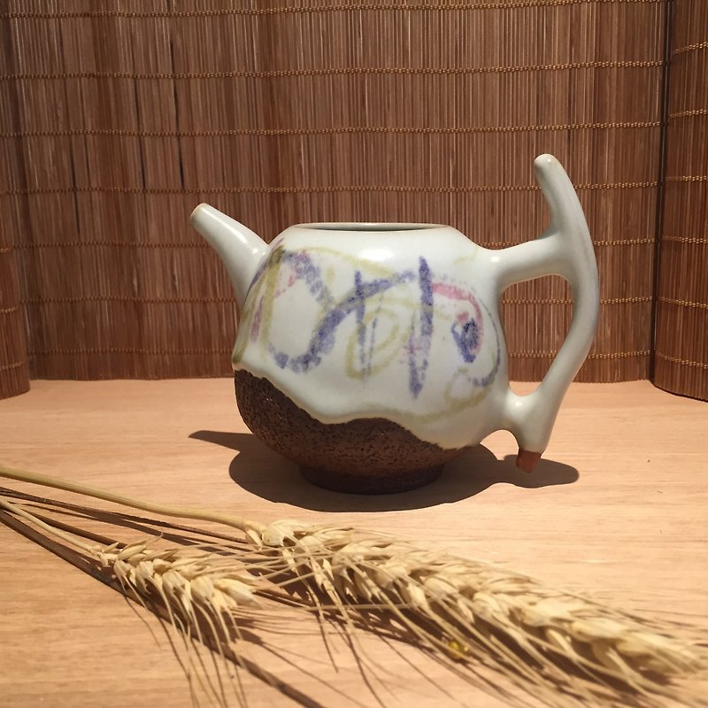 Lin Jianhong teacher glaze opening piece tea sea - Teapots & Teacups - Other Materials 