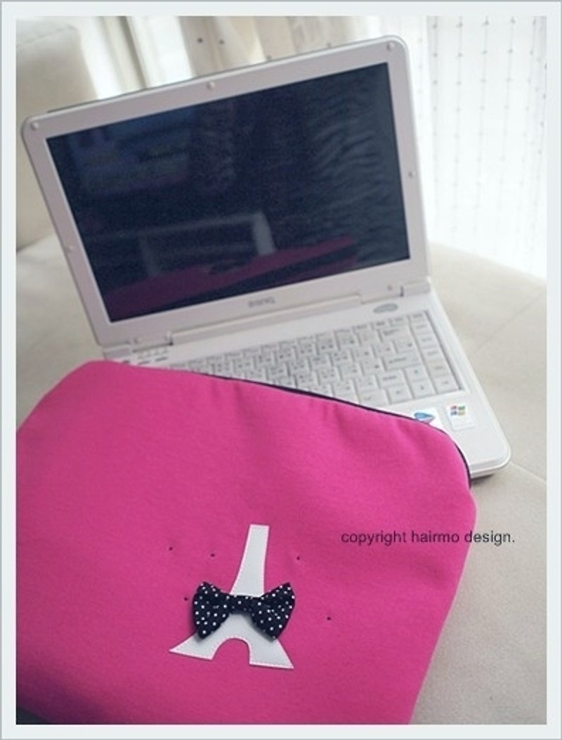 hairmo. Pink white tower PC / I Pad Case (10 ") - Laptop Bags - Other Materials Pink
