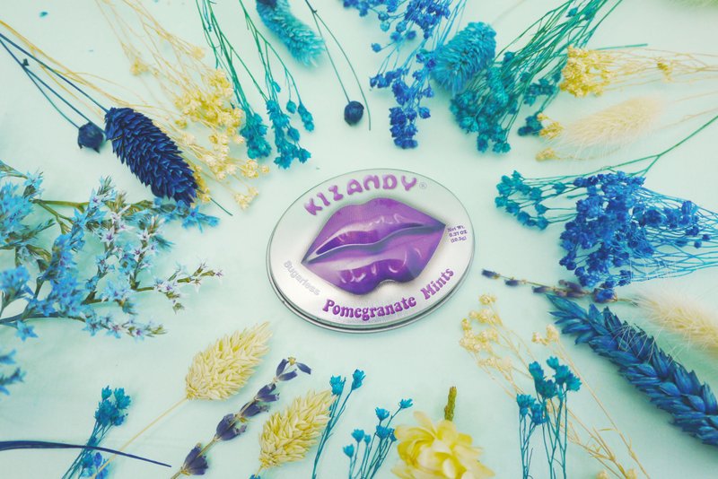 【Kizandy】香吻繽紛水果風味糖-石榴(10.5g) - 零食/點心 - 新鮮食材 紫色