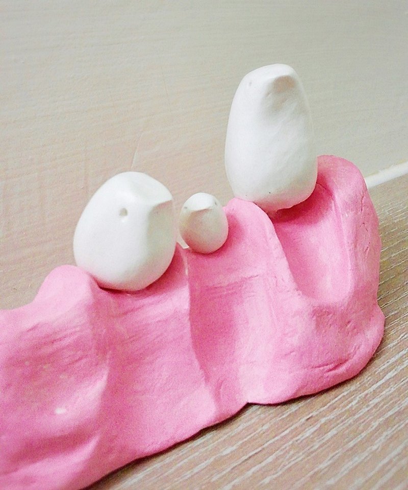 Teeth Bird - Items for Display - Other Materials Pink