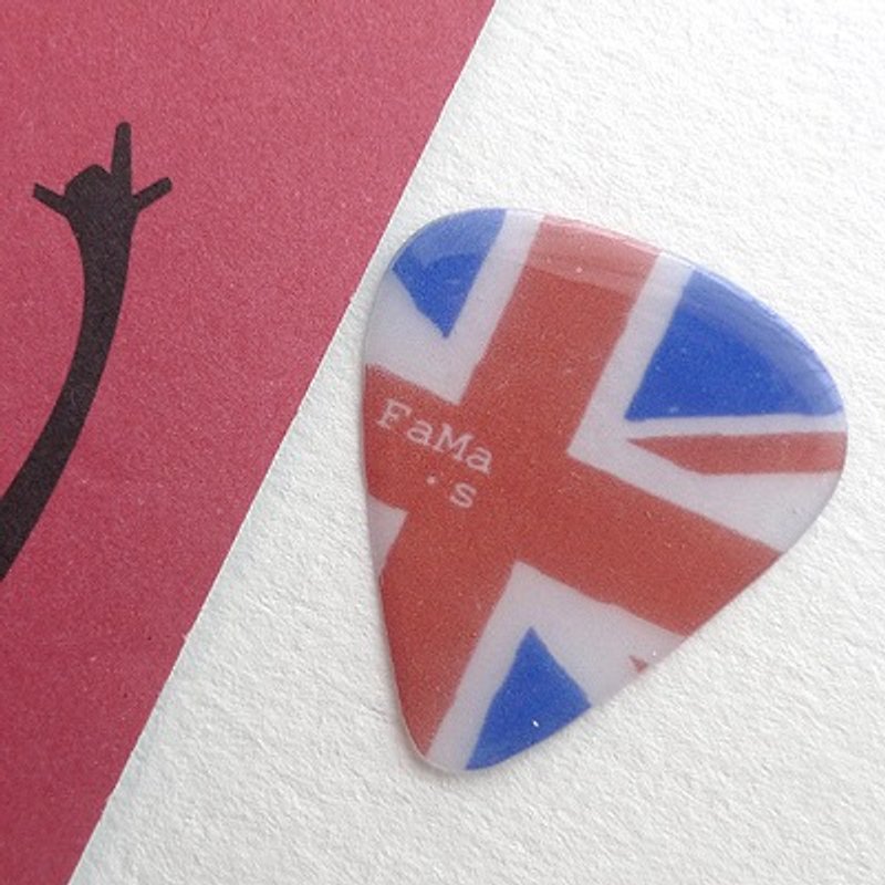 FaMa‧s Pick吉他彈片-英國 UKRock - 吉他配件 - 其他金屬 紅色