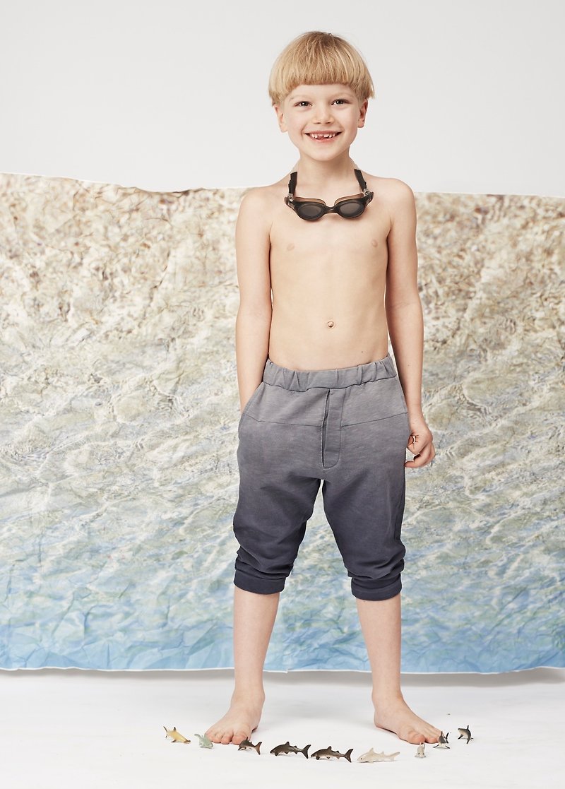 2015 spring and summer kids on the moon gradually layer 5 points shorts - Other - Other Materials Gray
