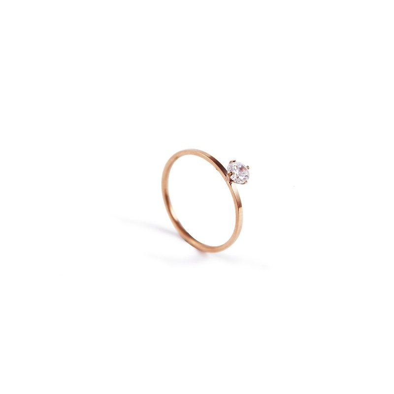 Bibi Fun Strictly Selected Series-A Rose Gold Ring That Will Be Passed Forever (Free Shipping by Mail) - General Rings - Other Metals 