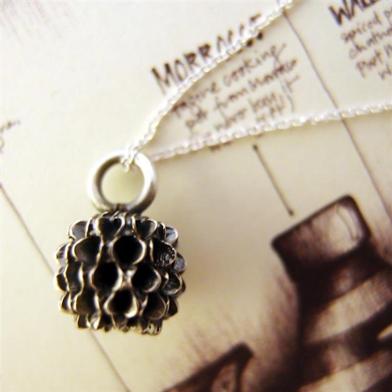 Small Fruit 925 Silver Necklace - สร้อยคอ - โลหะ 