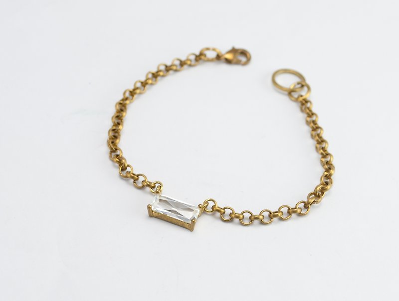 // La Don // 【中世紀-謬思黃銅-長方】 - Bracelets - Other Metals Gold