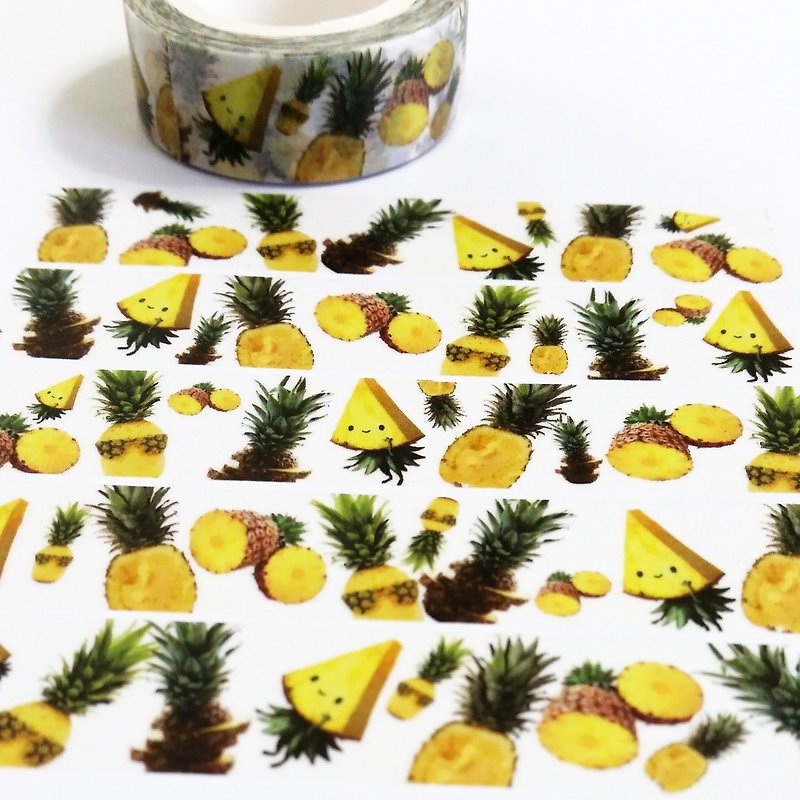 Masking Tape Lucky Pineapple - Washi Tape - Paper 
