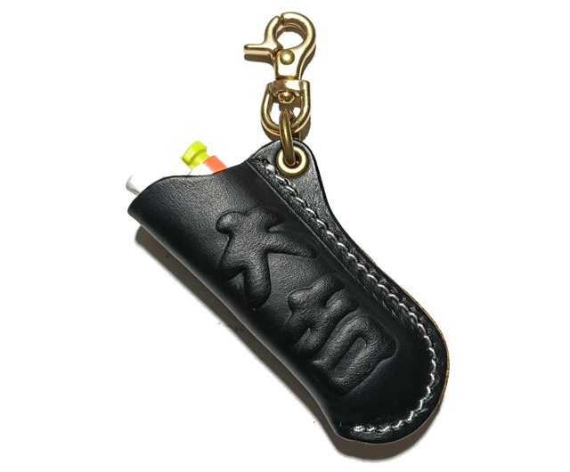 レザー ライターケース　ブラック Dajiライター用レザーケース/一般的な使い捨てライターを収納