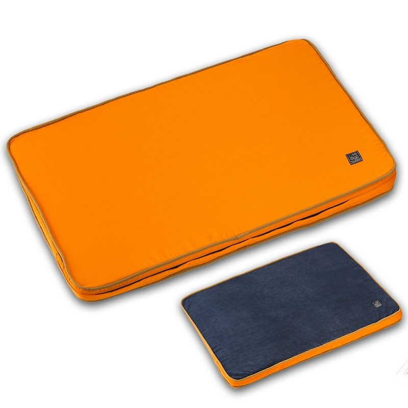 Lifeapp is not easy to get rid of pet sleeping pad L (orange blue) for large dogs 'long-term care, older dogs - Bedding & Cages - Other Materials Orange