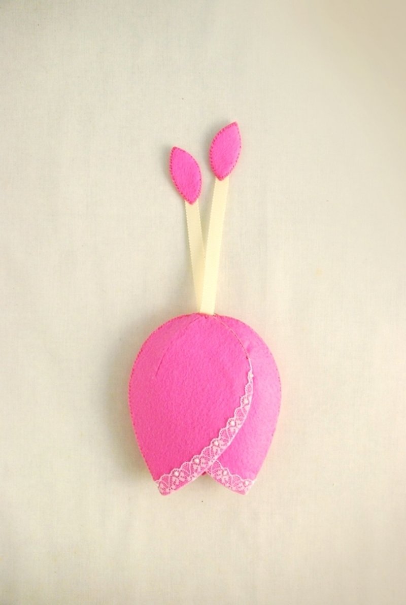 :: 貓公主 ::　小花鑰匙包 　～ 第二代 - 蕾絲粉 - 鑰匙圈/鑰匙包 - 其他材質 粉紅色