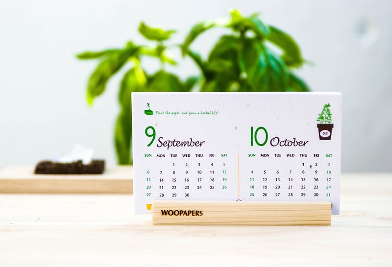 2015 Time seed Calendar Calendar / New 88% off Taiwan shipped free - ปฏิทิน - กระดาษ ขาว