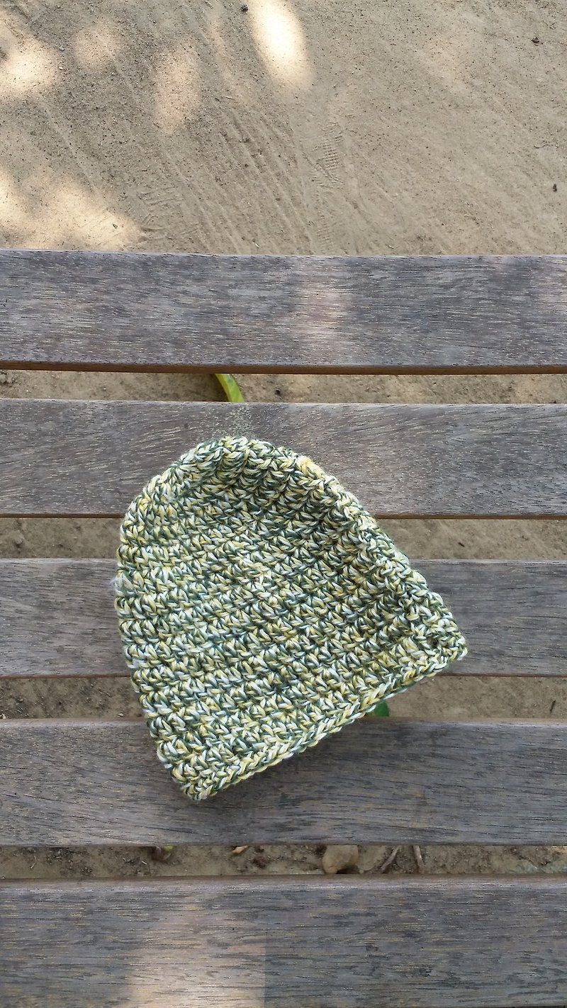 Children's Hair Hat-Mung Bean - หมวก - วัสดุอื่นๆ สีเขียว