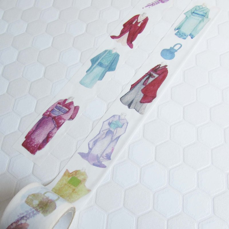 masking tape | Kimono party - มาสกิ้งเทป - กระดาษ หลากหลายสี