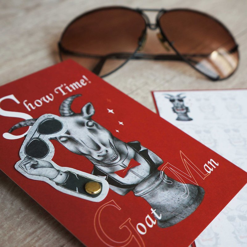 【Sheep Baron】La Laka - Cards & Postcards - Paper Red