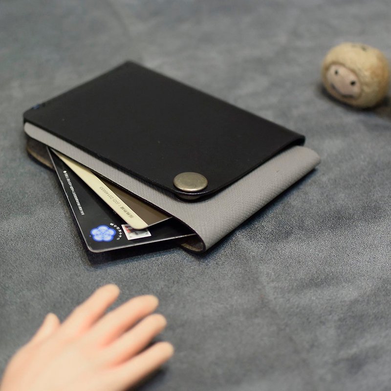 YOURS Reversible Leather Business Card Holder - Card Holders & Cases - Genuine Leather Multicolor