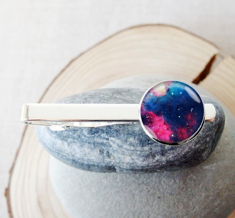 The Mystery of the Universe-Tie Clip/Tie/Men's Accessories Gift【Special U Design】 - เนคไท/ที่หนีบเนคไท - โลหะ สีเงิน