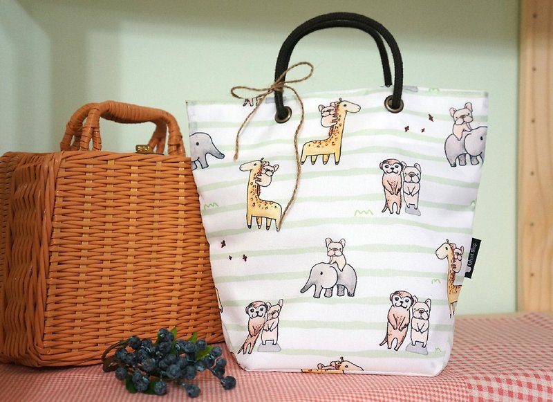 (Sold out) method bucket animal friends - Portable and lightweight bags - Handbags & Totes - Other Materials Green