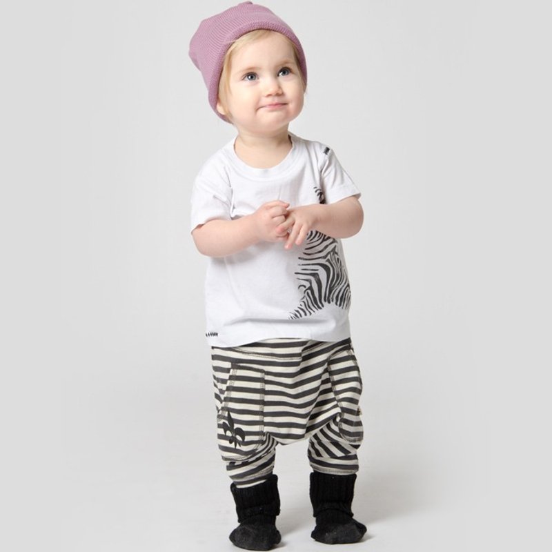 北歐童裝瑞典有機棉嬰兒包屁褲-50cm60cm黑色 - 包屁衣/連身衣 - 棉．麻 黑色