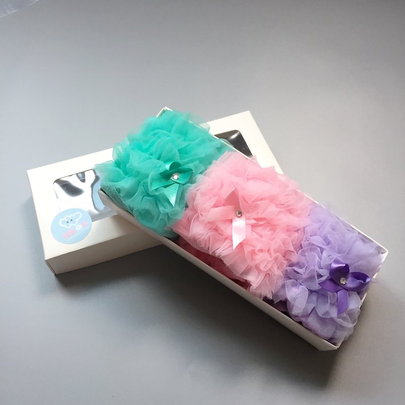 La Chamade / Dorothy baby ruffle romper Gift Set - Baby Gift Sets - Cotton & Hemp Pink