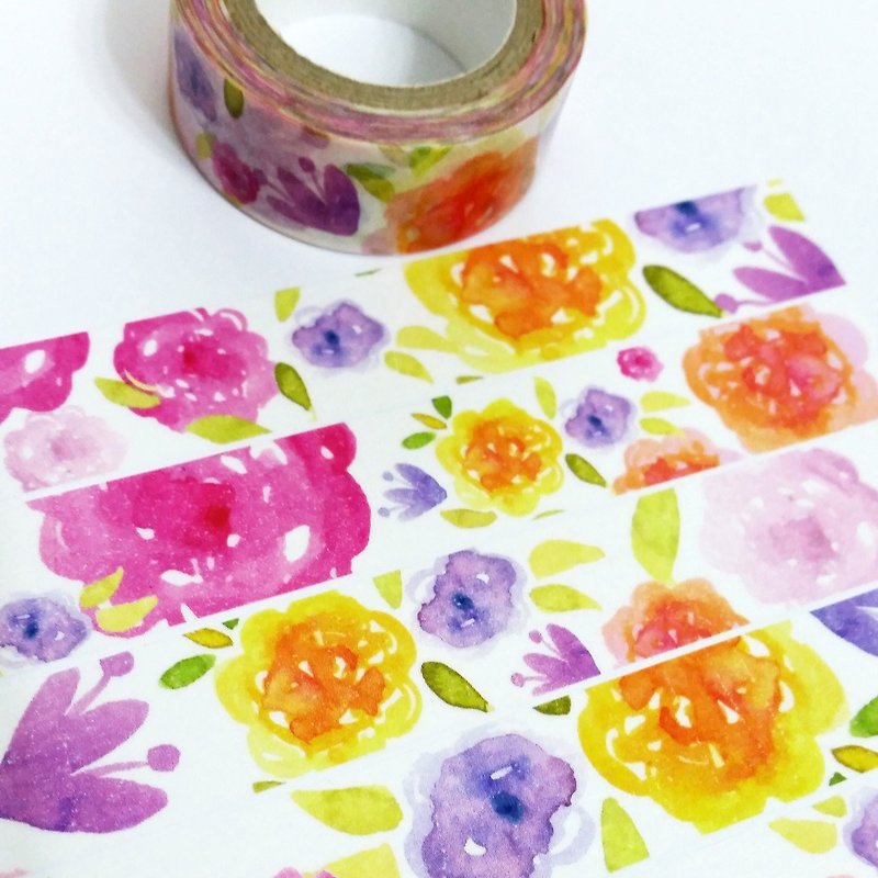 Masking Tape Flower Jelly - Washi Tape - Paper 